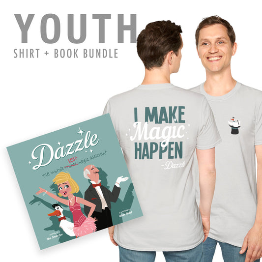 Book & Youth T-Shirt Bundle 10% off (I Make Magic Happen)